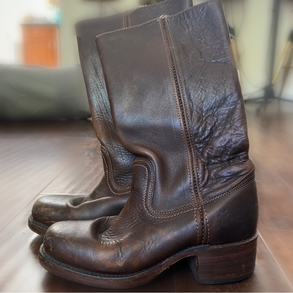 Vintage Frye campus boots